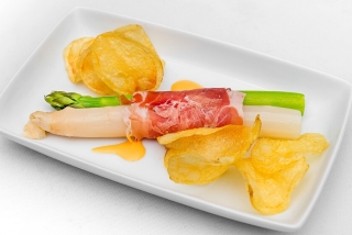 La Vianda del Clot: Esprrecs amb pernil