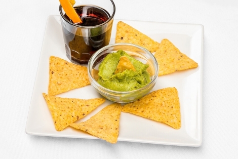 'Natxos' amb guacamole