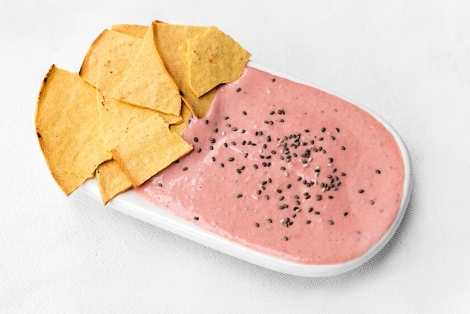 Hummus de remolatxa