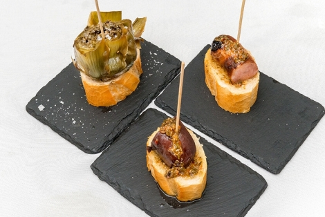 Cors de carxofa i tapa de morci-chori